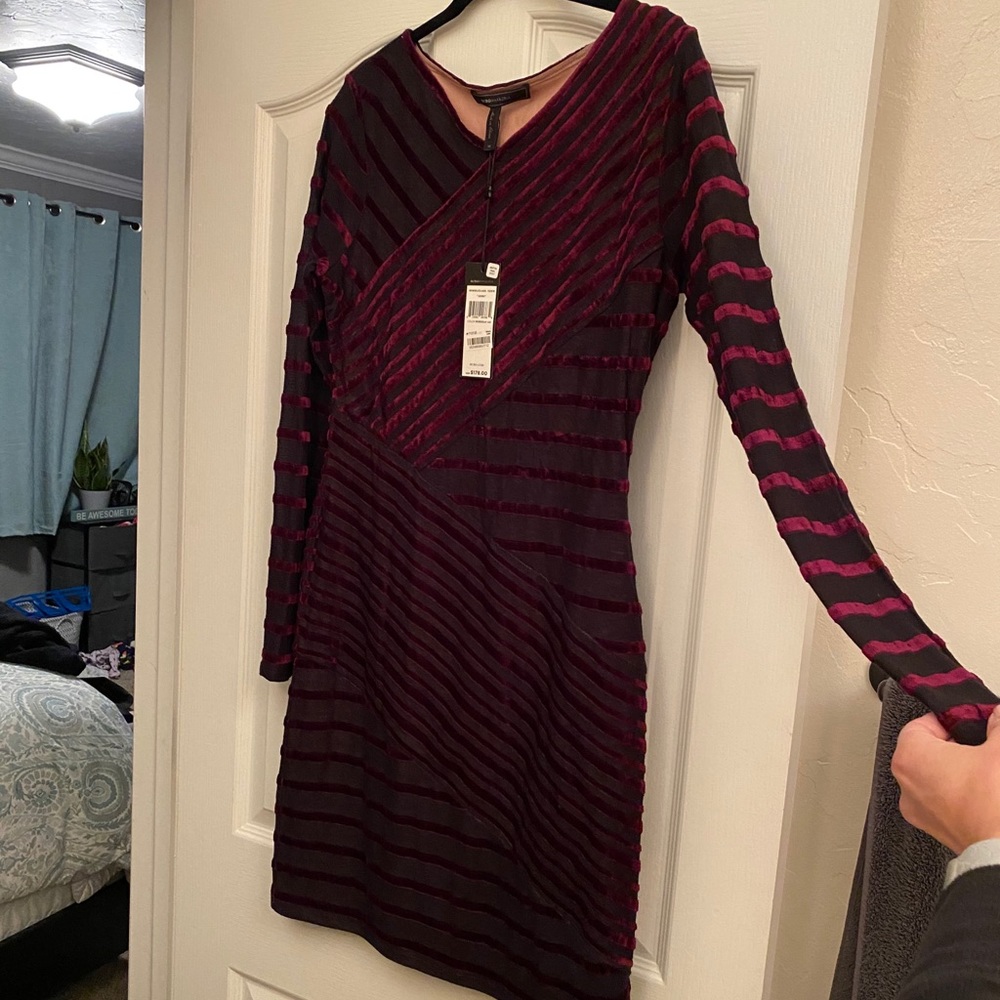 BCBG Crushed Velvet Dress